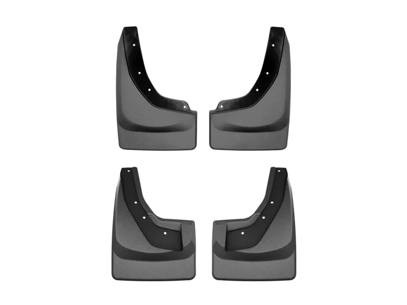 Weathertech 110137-120223 - No-Drill MudFlaps, Black, Molded Rubber