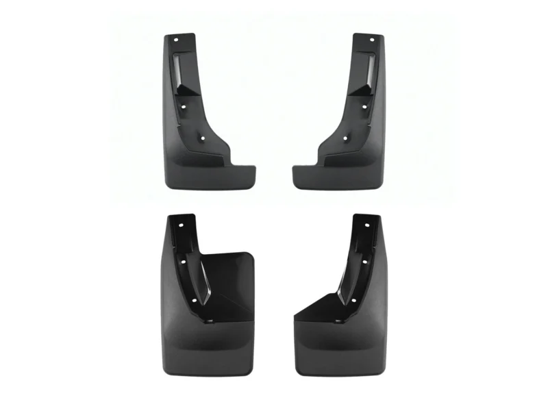 Weathertech 110146-120146 - No-Drill MudFlaps, Black, Molded Rubber