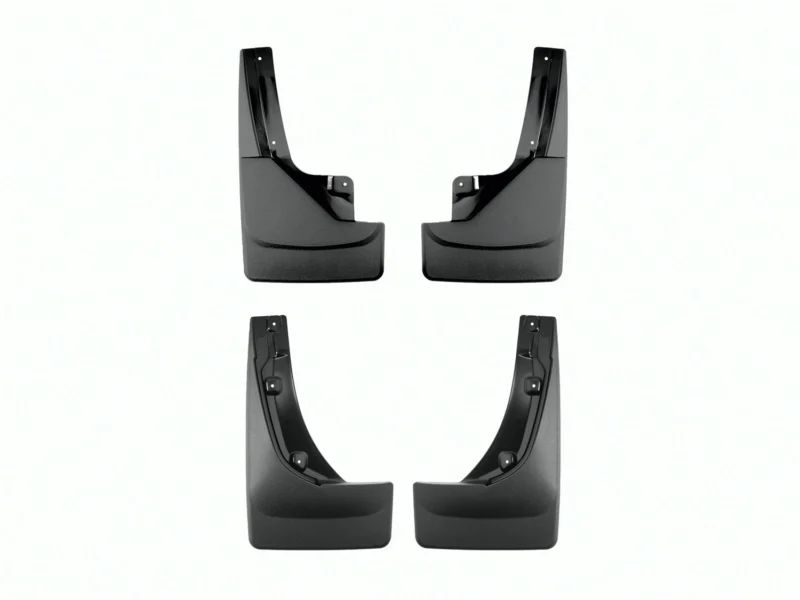 Weathertech 110147-120147 - No-Drill MudFlaps, Black, Molded Rubber