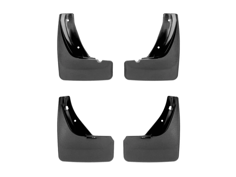 Weathertech 110149-120149 - No-Drill MudFlaps, Black, Molded Rubber