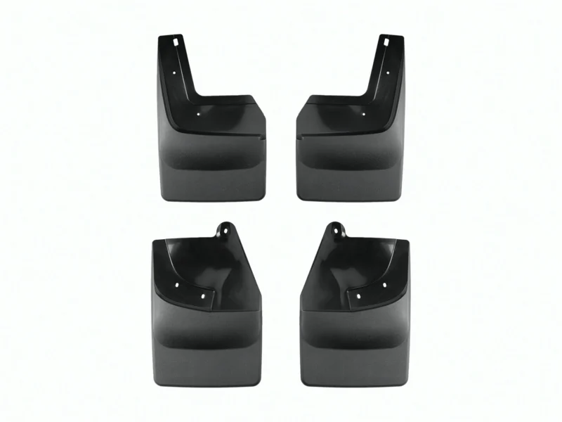 Weathertech 110152-120152 - No-Drill MudFlaps, Black, Molded Rubber