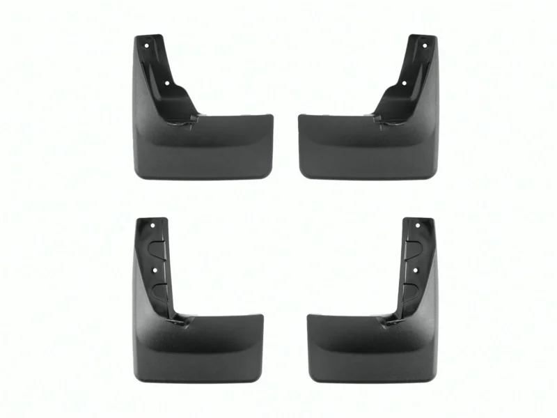 Weathertech 110154-120154 - No-Drill MudFlaps, Black, Molded Rubber