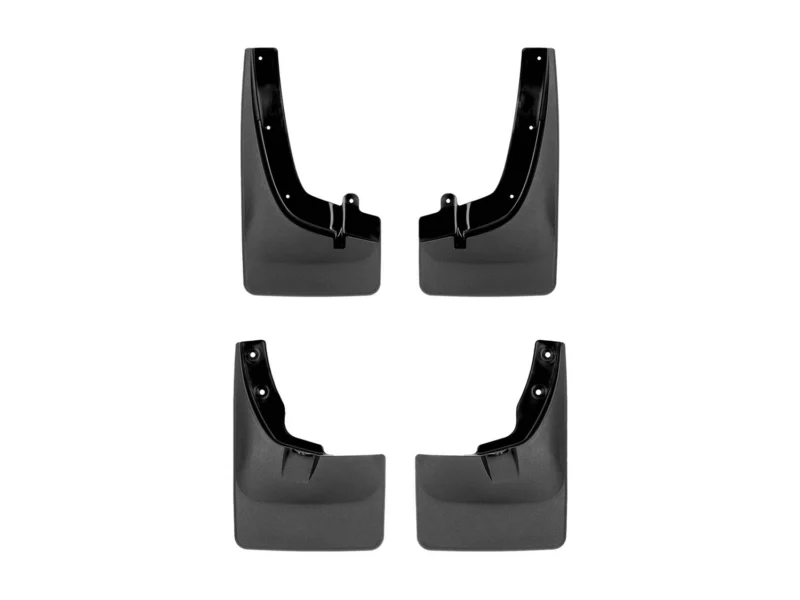 Weathertech 110156-120156 - No-Drill MudFlaps, Black, Molded Rubber