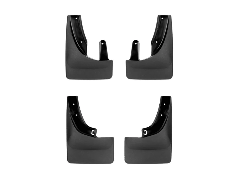 Weathertech 110157-120157 - No-Drill MudFlaps, Black, Molded Rubber
