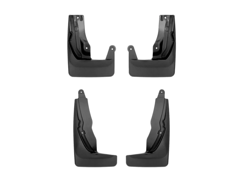 Weathertech 110160-120160 - No-Drill MudFlaps, Black, Molded Rubber