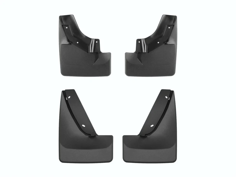 Weathertech 110177-120222 - No-Drill MudFlaps, Black, Molded Rubber