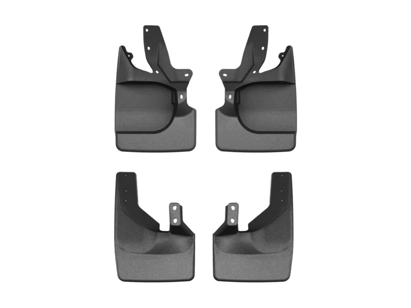 Weathertech 110185-120148 - No-Drill MudFlaps, Black, Molded Rubber