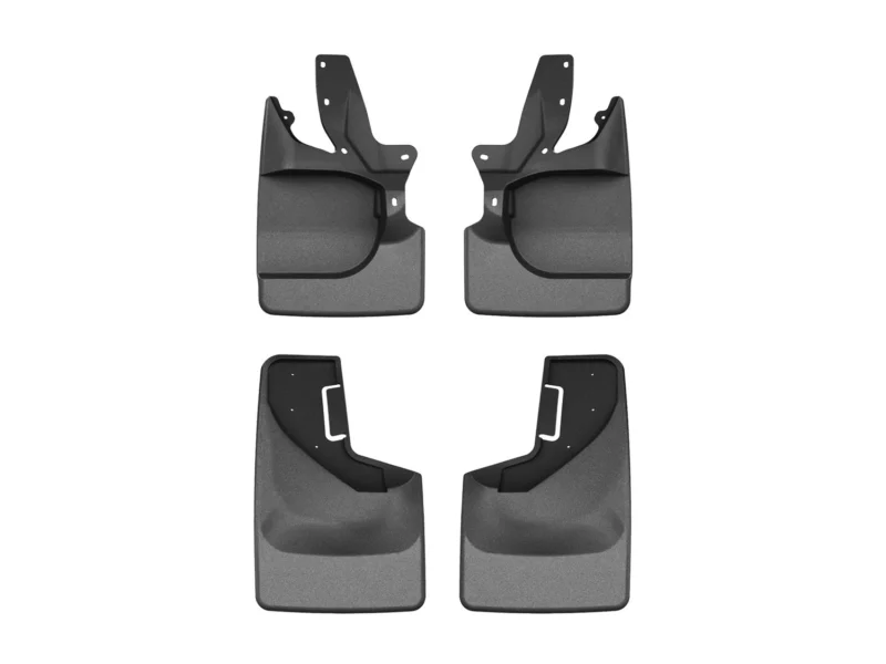 Weathertech 110185-120151 - No-Drill MudFlaps, Black, Molded Rubber