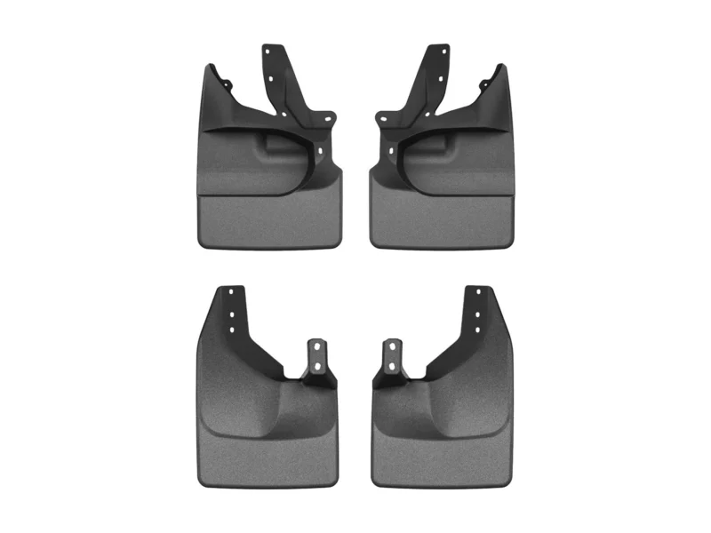 Weathertech 110189-120140 - No-Drill MudFlaps, Black, Molded Rubber