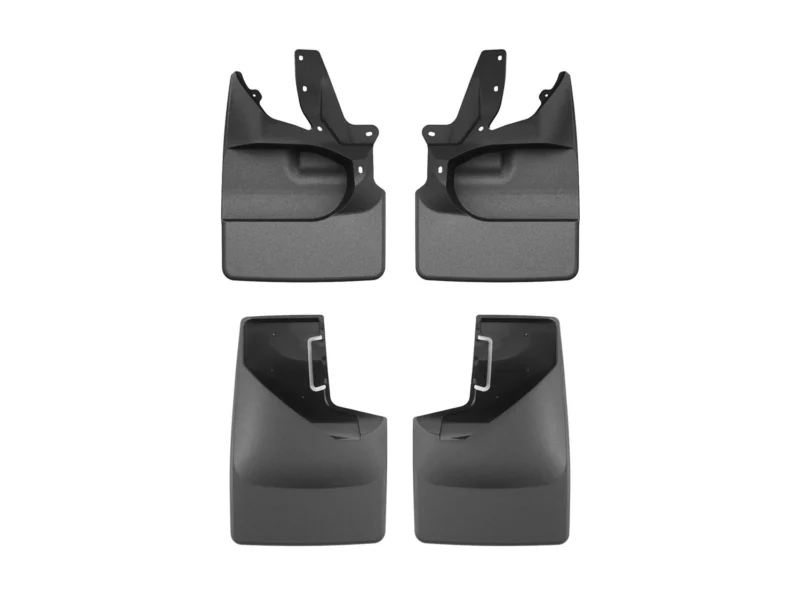 Weathertech 110189-120145 - No-Drill MudFlaps, Black, Molded Rubber