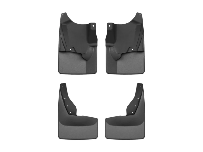 Weathertech 110216-120216 - No-Drill MudFlaps, Black, Molded Rubber