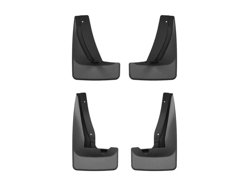 Weathertech 110218-120199 - No-Drill MudFlaps, Black, Molded Rubber