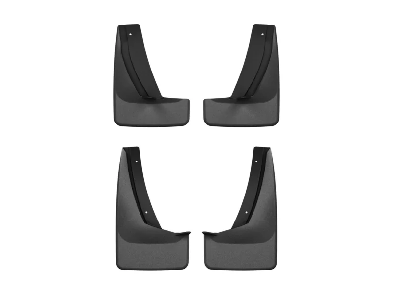 Weathertech 110218-120218 - No-Drill MudFlaps, Black, Molded Rubber