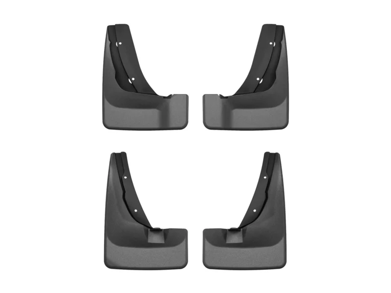 Weathertech 110219-120219 - No-Drill MudFlaps, Black, Molded Rubber