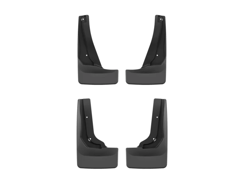 Weathertech 110224-120224 - No-Drill MudFlaps, Black, Molded Rubber