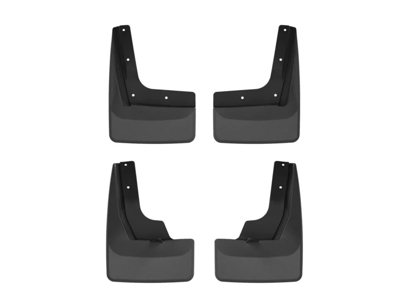 Weathertech 110225-120225 - No-Drill MudFlaps, Black, Molded Rubber