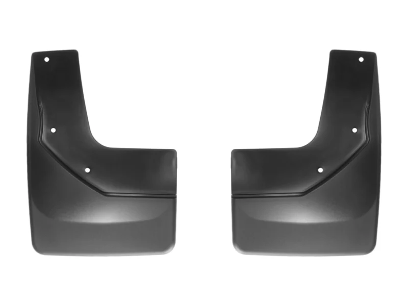 Weathertech 120040 - No-Drill MudFlaps, Black, Molded Rubber