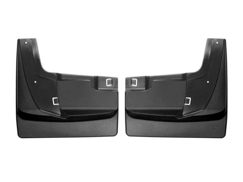 Weathertech 120110 - No-Drill MudFlaps, Black, Molded Rubber