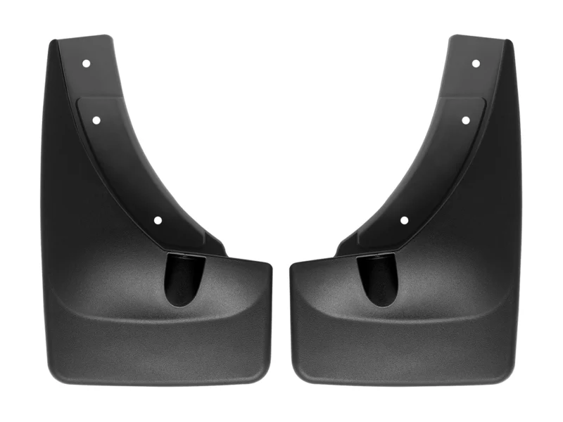 Weathertech 120117 - No-Drill MudFlaps, Black, Molded Rubber