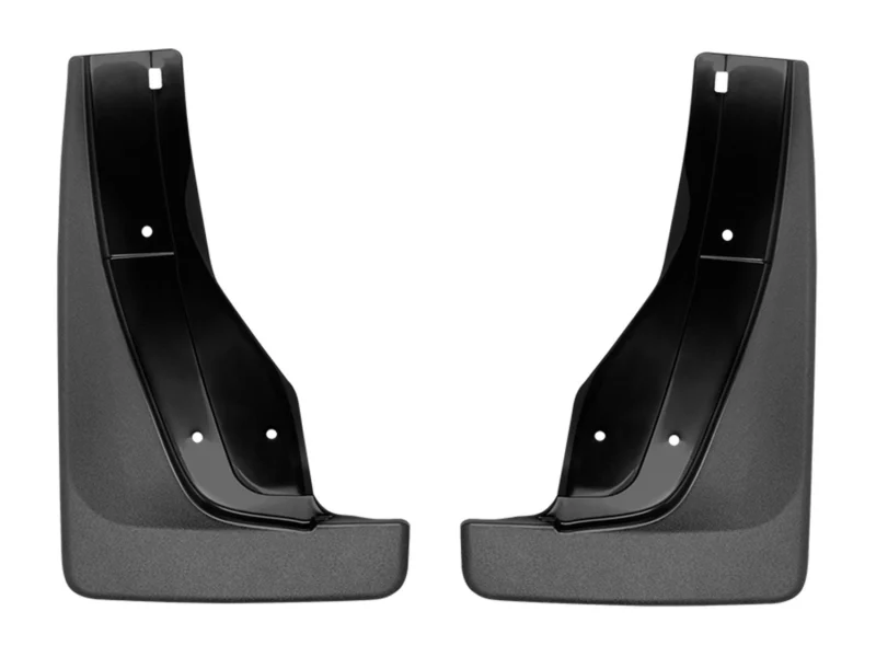Weathertech 120124 - No-Drill MudFlaps, Black, Molded Rubber