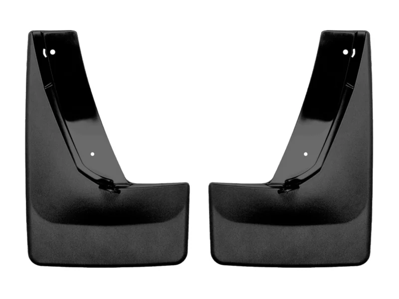 Weathertech 120125 - No-Drill MudFlaps, Black, Molded Rubber
