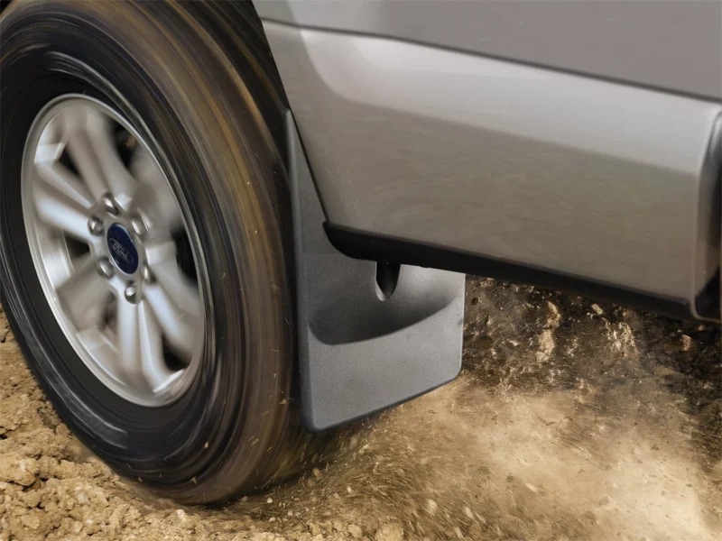 Weathertech 120211 - No-Drill MudFlaps, Black, Molded Rubber