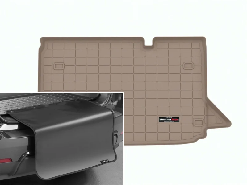 Weathertech 411554SK - Cargo Liner, Tan, Molded Rubber