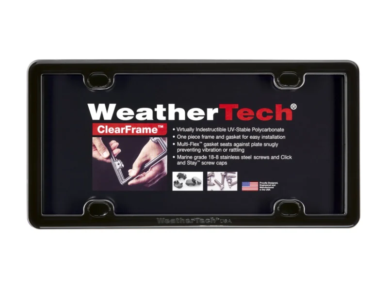 Weathertech 63020 - License Plate Frames, Plastic