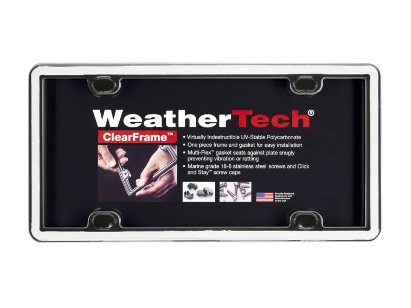 Weathertech 63021 - License Plate Frames, Plastic
