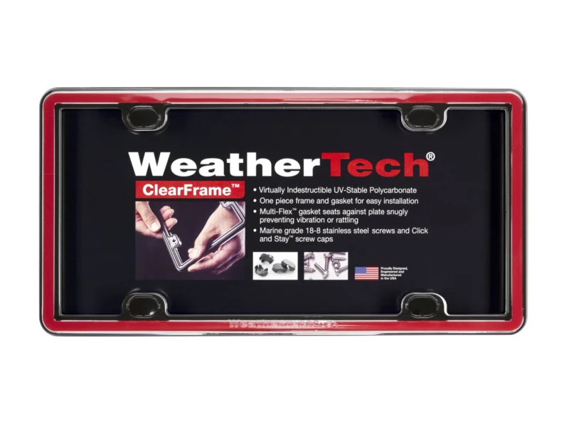 Weathertech 63022 - License Plate Frames, Plastic