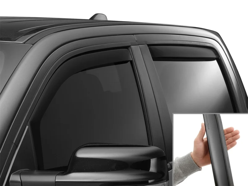 WeatherTech 82935IMB - Side Window Deflectors, Crew Cab