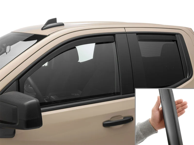 WeatherTech 86930IMB - Side Window Deflectors, Extended Cab
