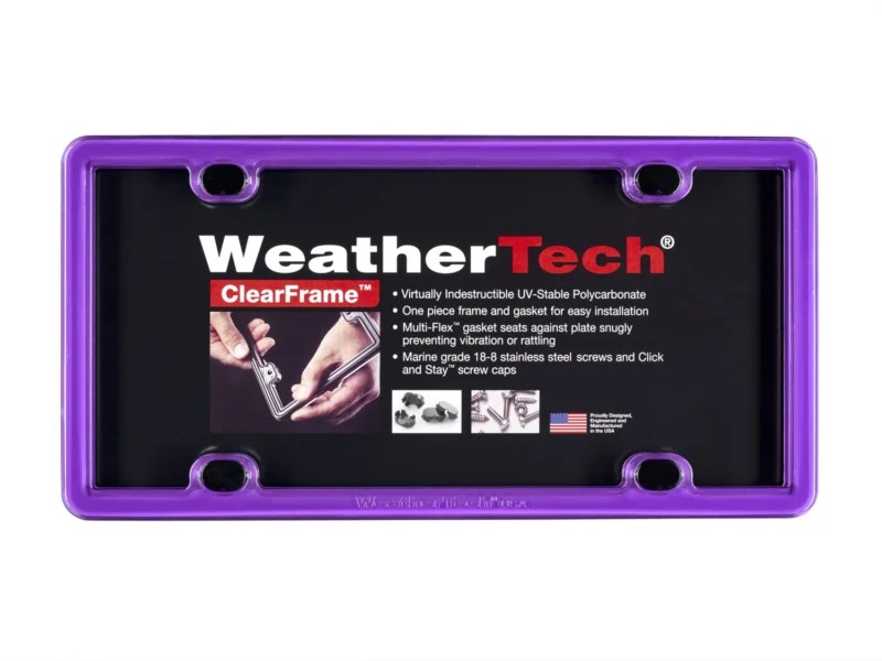 Weathertech 8ALPCF5 - License Plate Frames, Plastic
