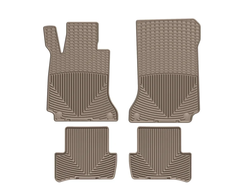 Weathertech MB W204 T - All-Weather Floor Mats, Tan, Molded