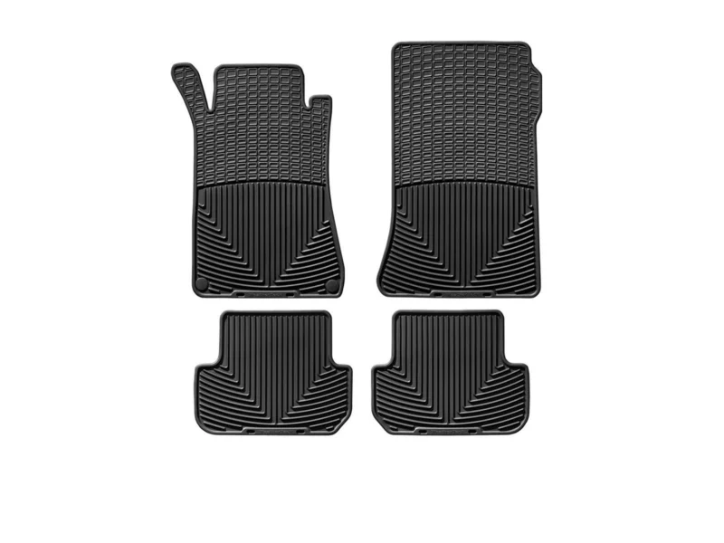 Weathertech MB W209 B - All-Weather Floor Mats, Black, Molded