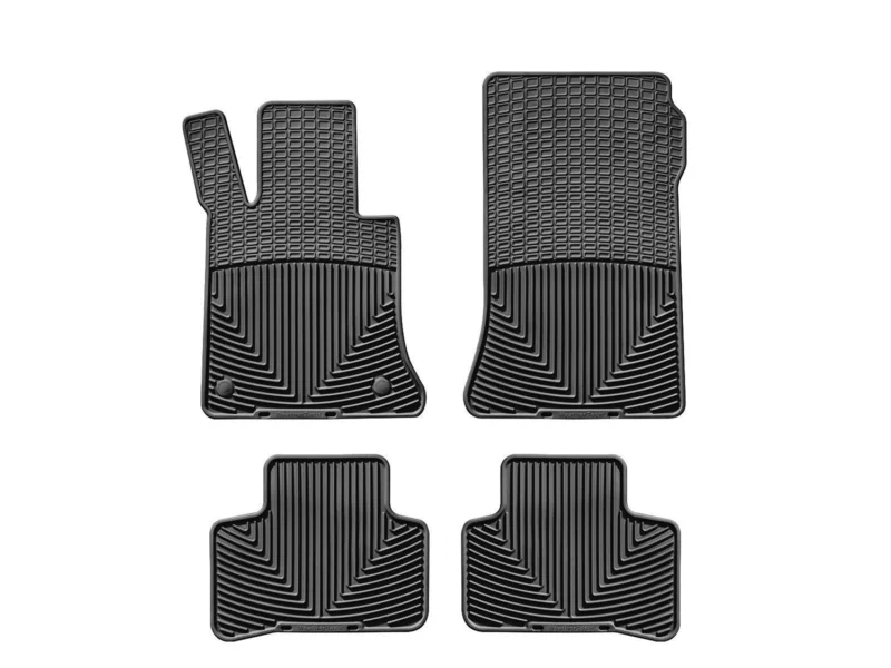Weathertech MB X204 B - All-Weather Floor Mats, Black, Molded