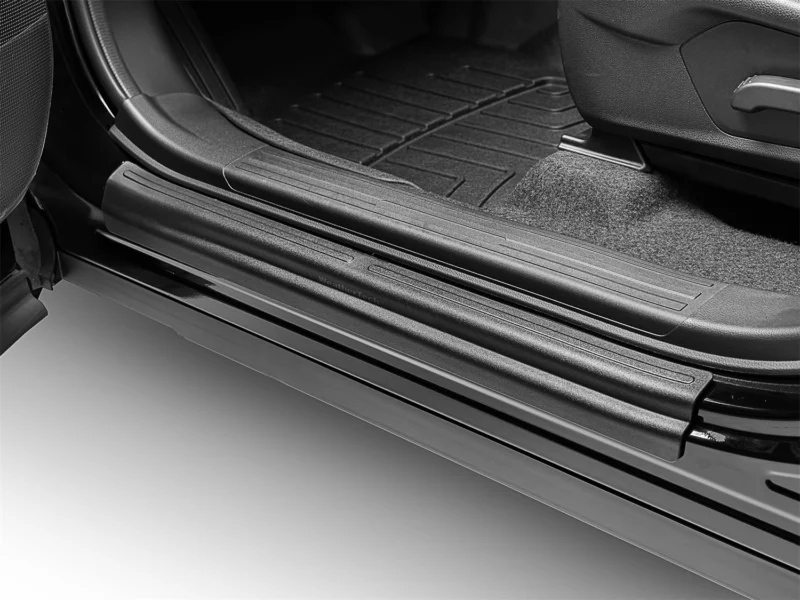 Weathertech ST009K1 - Door Sill Protector, Black, Plastic
