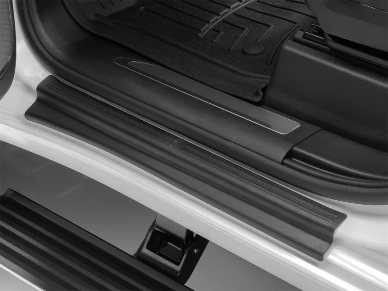 Weathertech ST015K1 - Door Sill Protector, Black, Plastic
