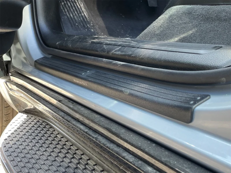 Weathertech ST027K1 - Door Sill Protector, Black, Plastic