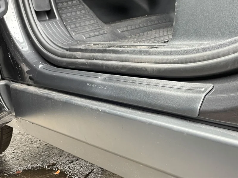 Weathertech ST028K1 - Door Sill Protector, Black, Plastic