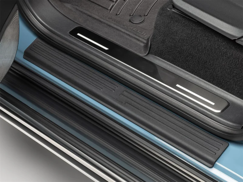 Weathertech ST030K1 - Door Sill Protector, Black, Plastic