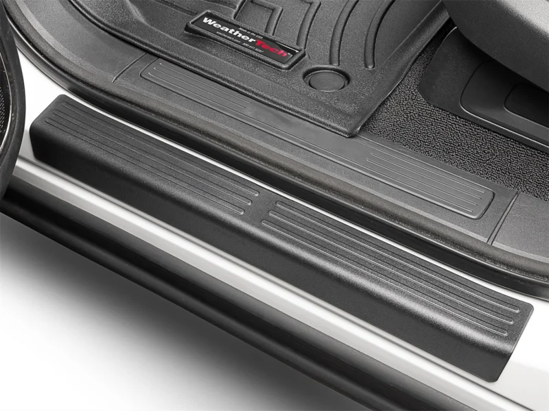 Weathertech ST038K1 - Door Sill Protector, Black, Plastic