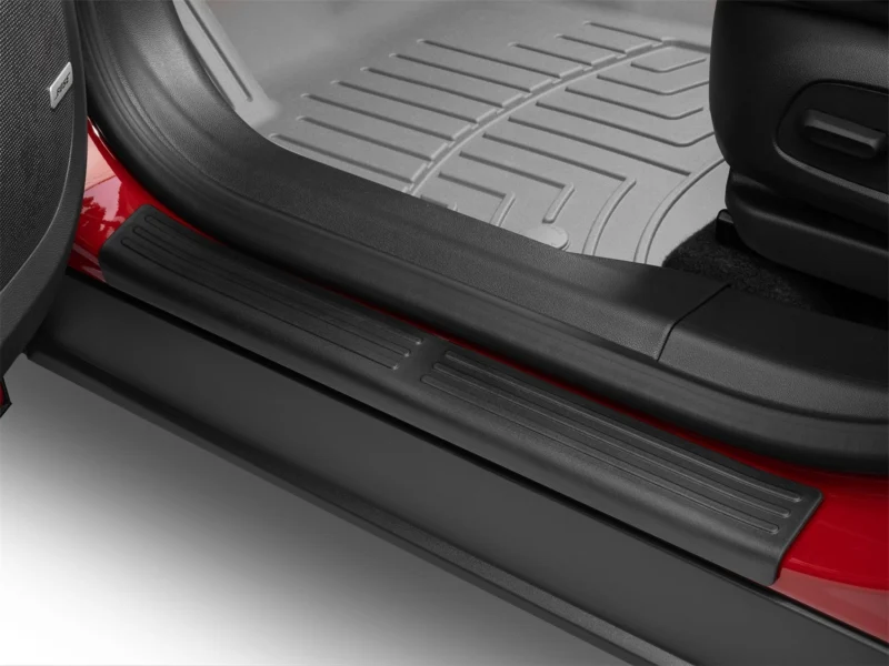 Weathertech ST043K1 - Door Sill Protector, Black, Plastic