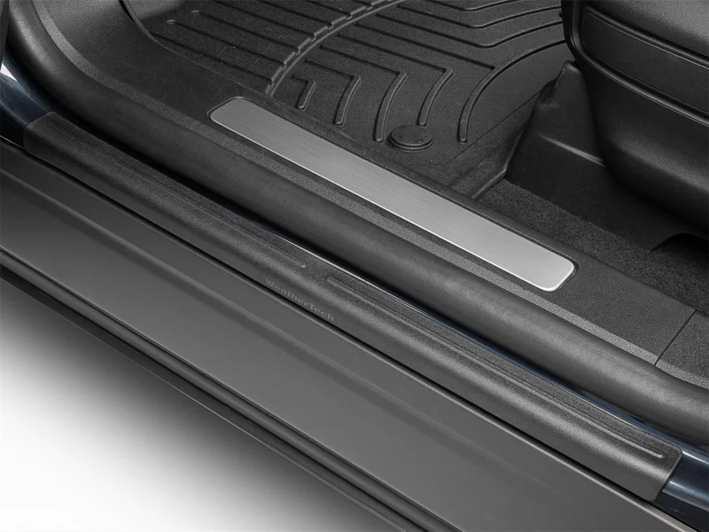 Weathertech ST047K1 - Door Sill Protector, Black, Plastic