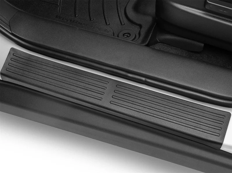 Weathertech ST053K1 - Door Sill Protector, Black, Plastic