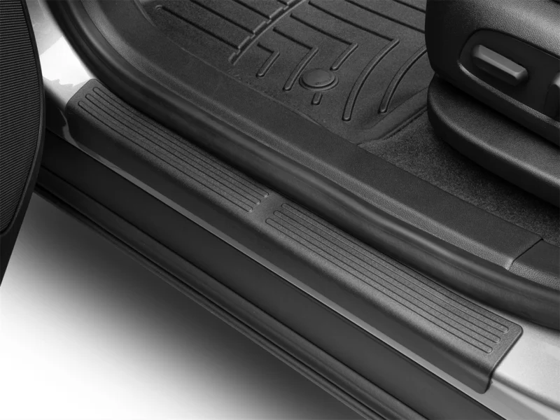 Weathertech ST066K1 - Door Sill Protector, Black, Plastic