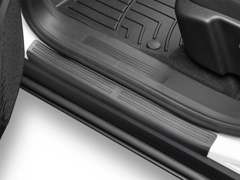 Weathertech ST080K1 - Door Sill Protector, Black, Plastic
