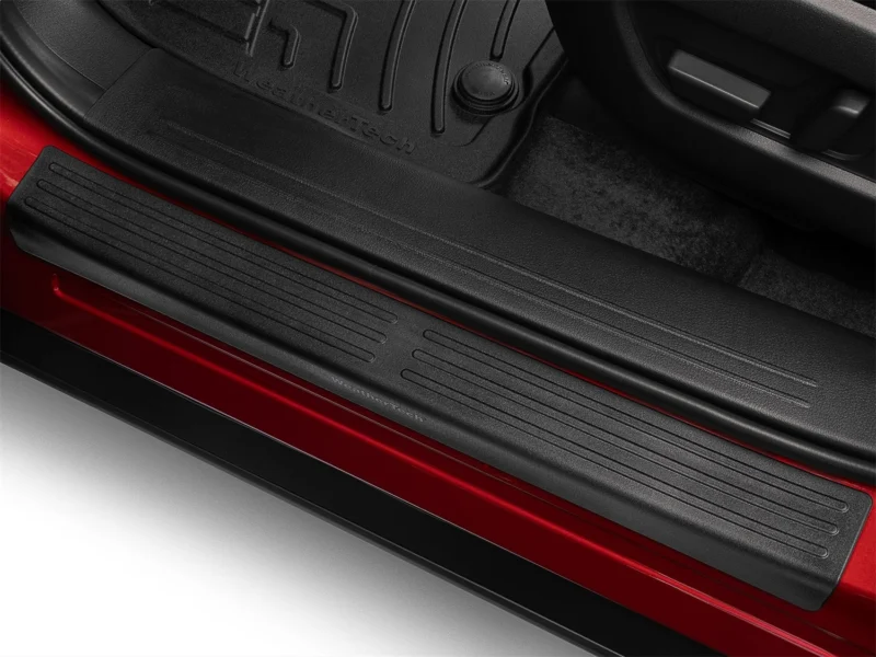 Weathertech ST084K1 - Door Sill Protector, Black, Plastic