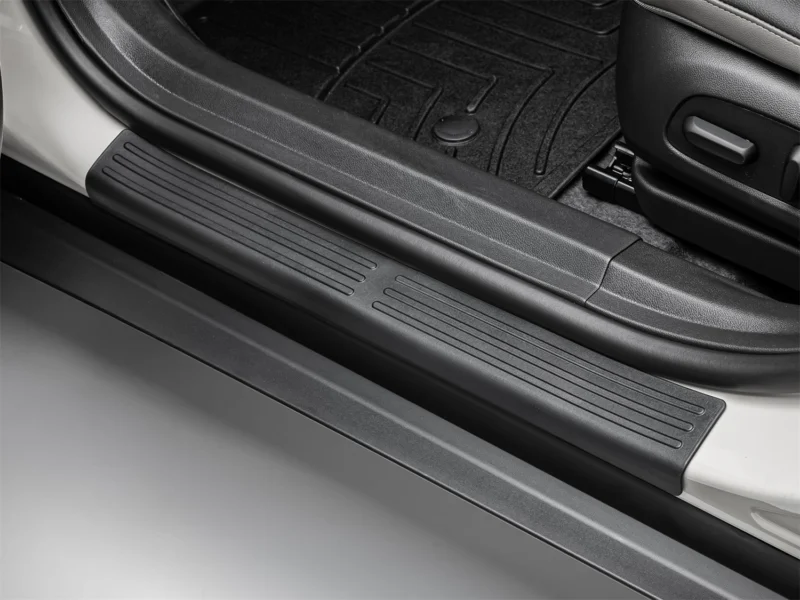 Weathertech ST087K1 - Door Sill Protector, Black, Plastic
