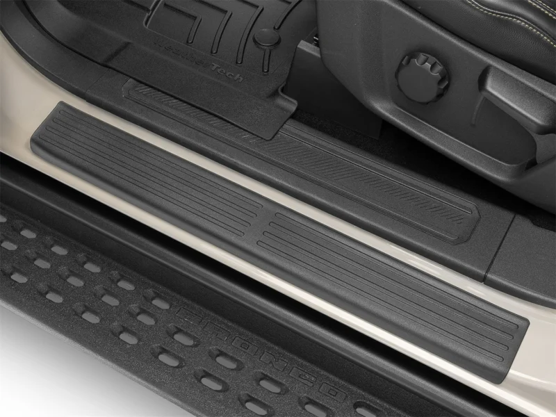 Weathertech ST089K1 - Door Sill Protector, Black, Plastic